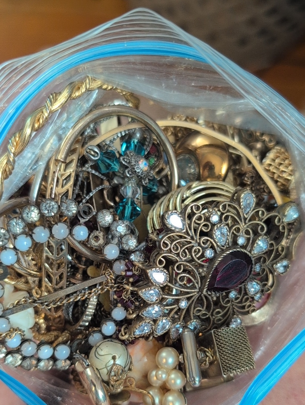 Vintage Craft Jewelry Bag